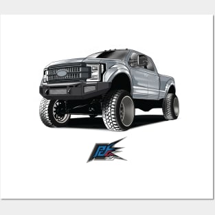 ford f250 hd truck gray Posters and Art